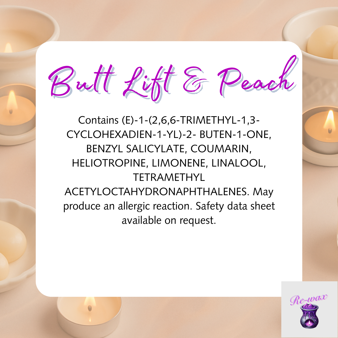 Butt Lift & Peach Snapbar