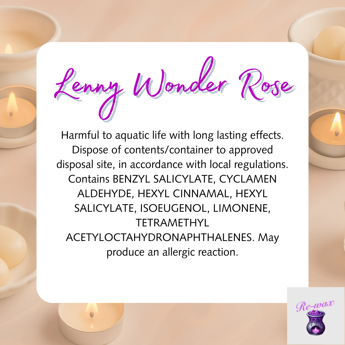 Lenny Wonder Rose Snapbar