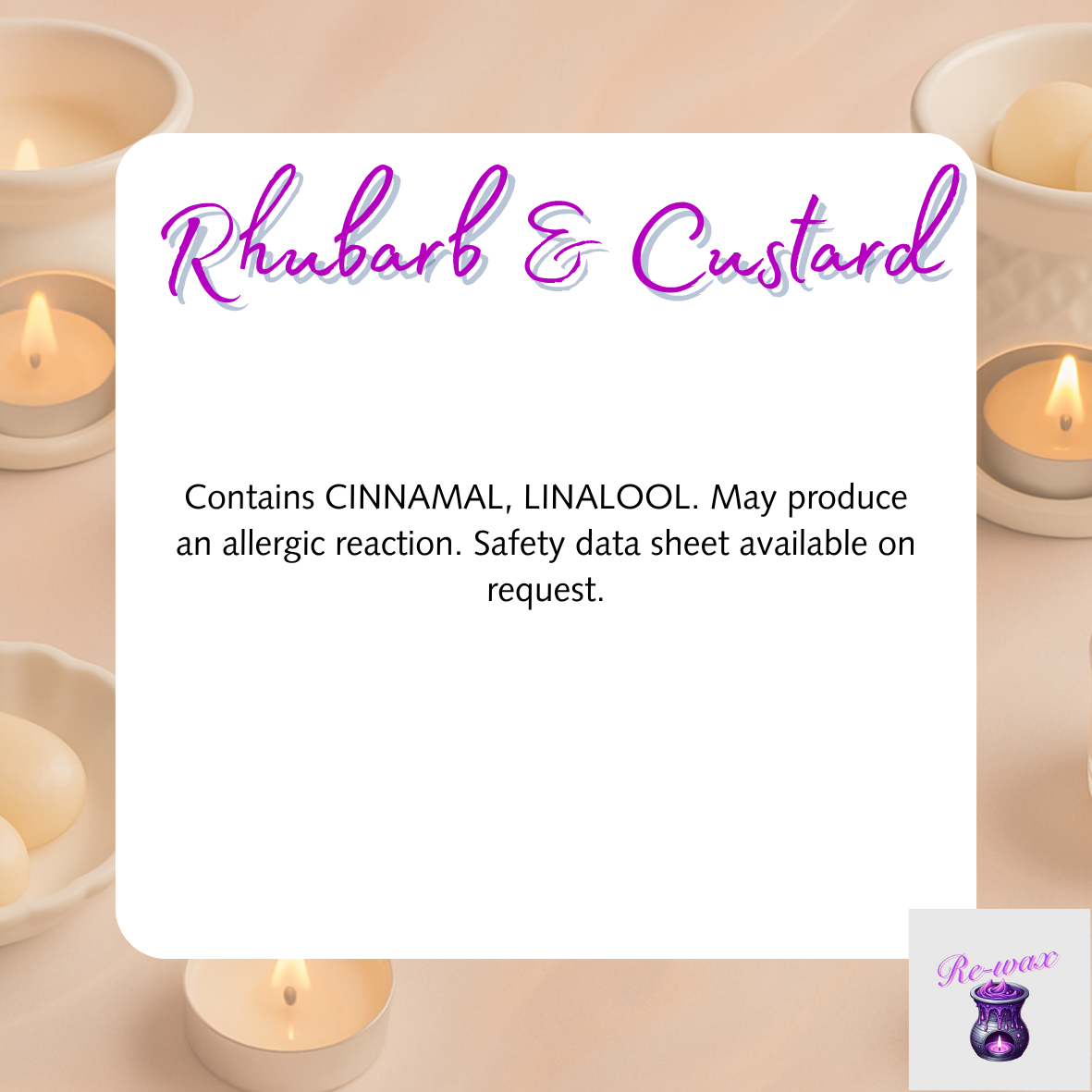 Rhubarb & Custard Snapbar