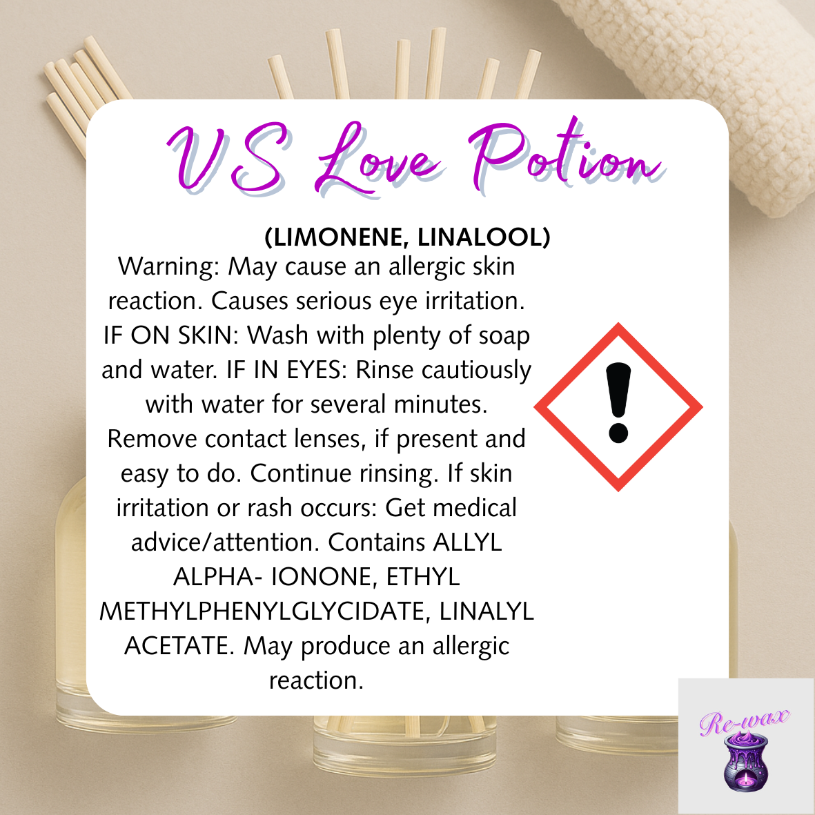 VS Love Potion Reed Diffuser