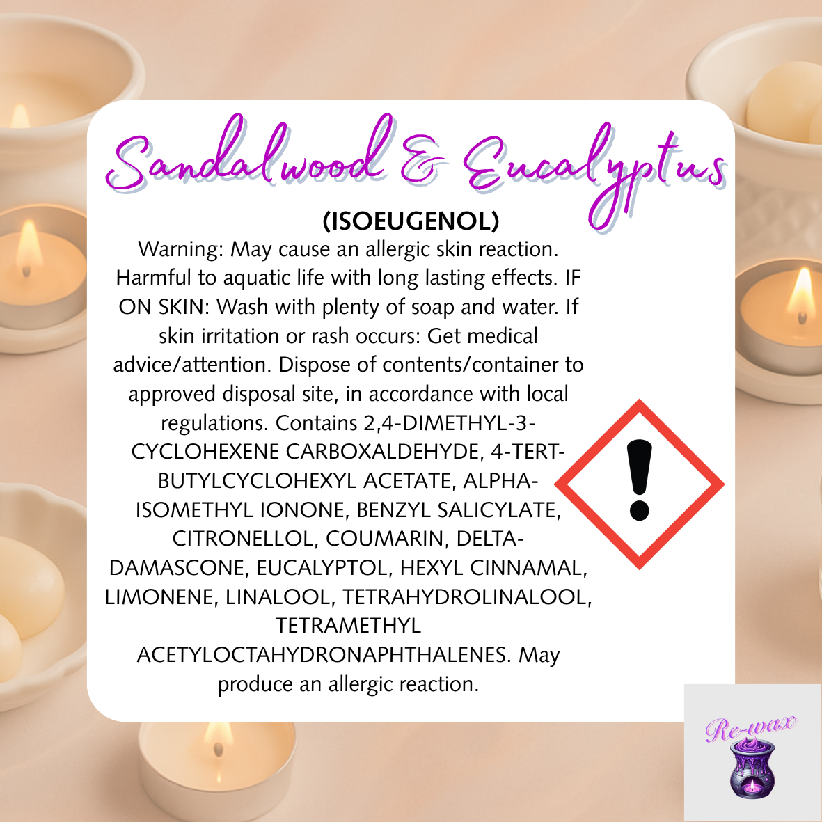 Sandalwood & Eucalyptus Snapbar