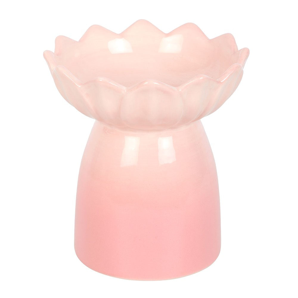 Pink Water Lily Wax Warmer/Oil Burner