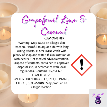 Grapefruit Lime & Coconut Snapbar