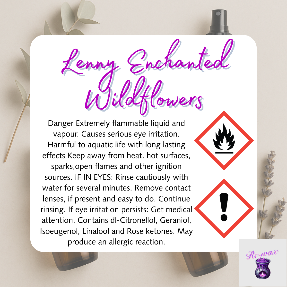 Lenny Enchanted Wildflowers Room Spray