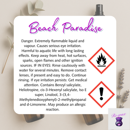 Beach Paradise Room Spray