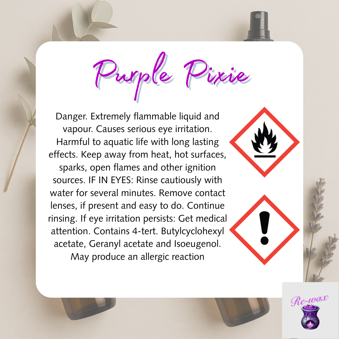 Purple Pixie Room Spray