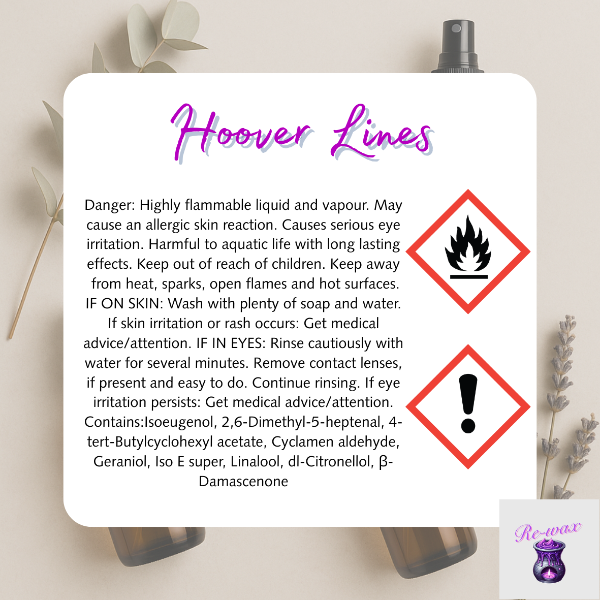 Hoover Lines Room Spray