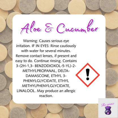 Aloe & Cucumber Vacuum Disks