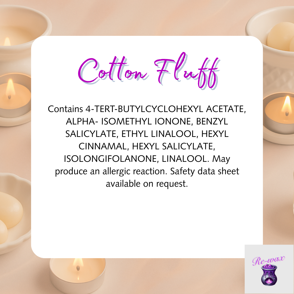 Cotton Fluff Snapbar