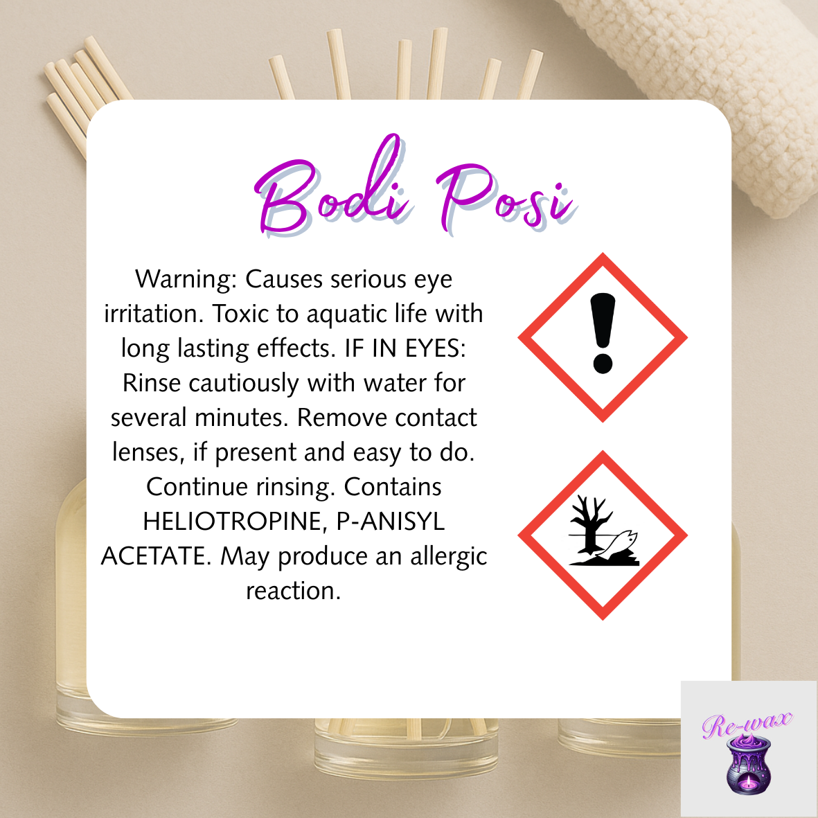 Bodi Posi Reed Diffuser