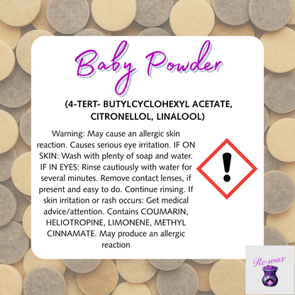 Baby Powder Vacuum Disks