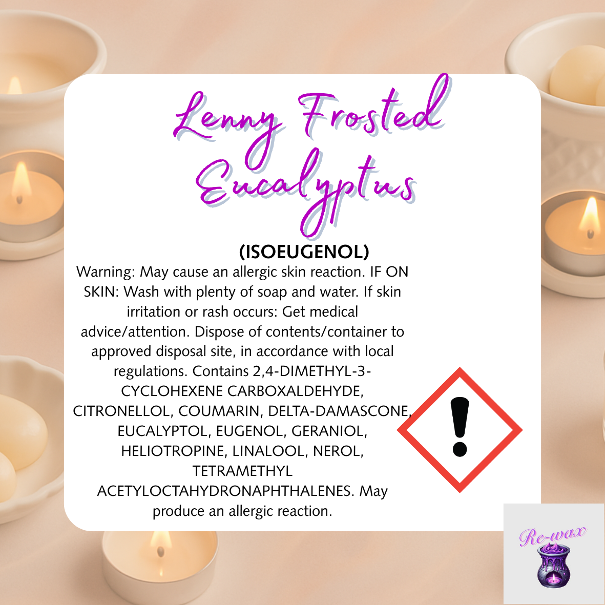 Lenny Frosted Eucalyptus Snapbar