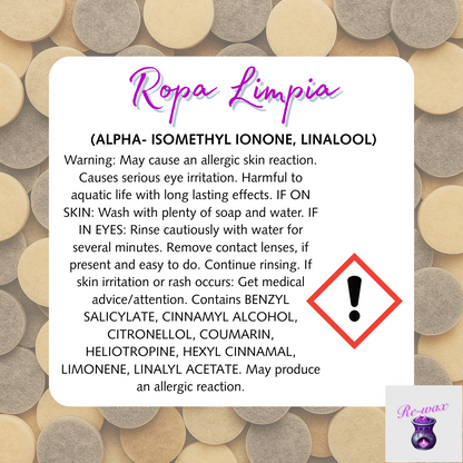 Ropa Limpia Vacuum Disks