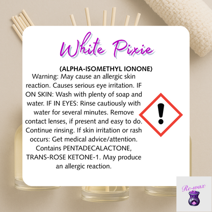 White Pixie Reed Diffuser