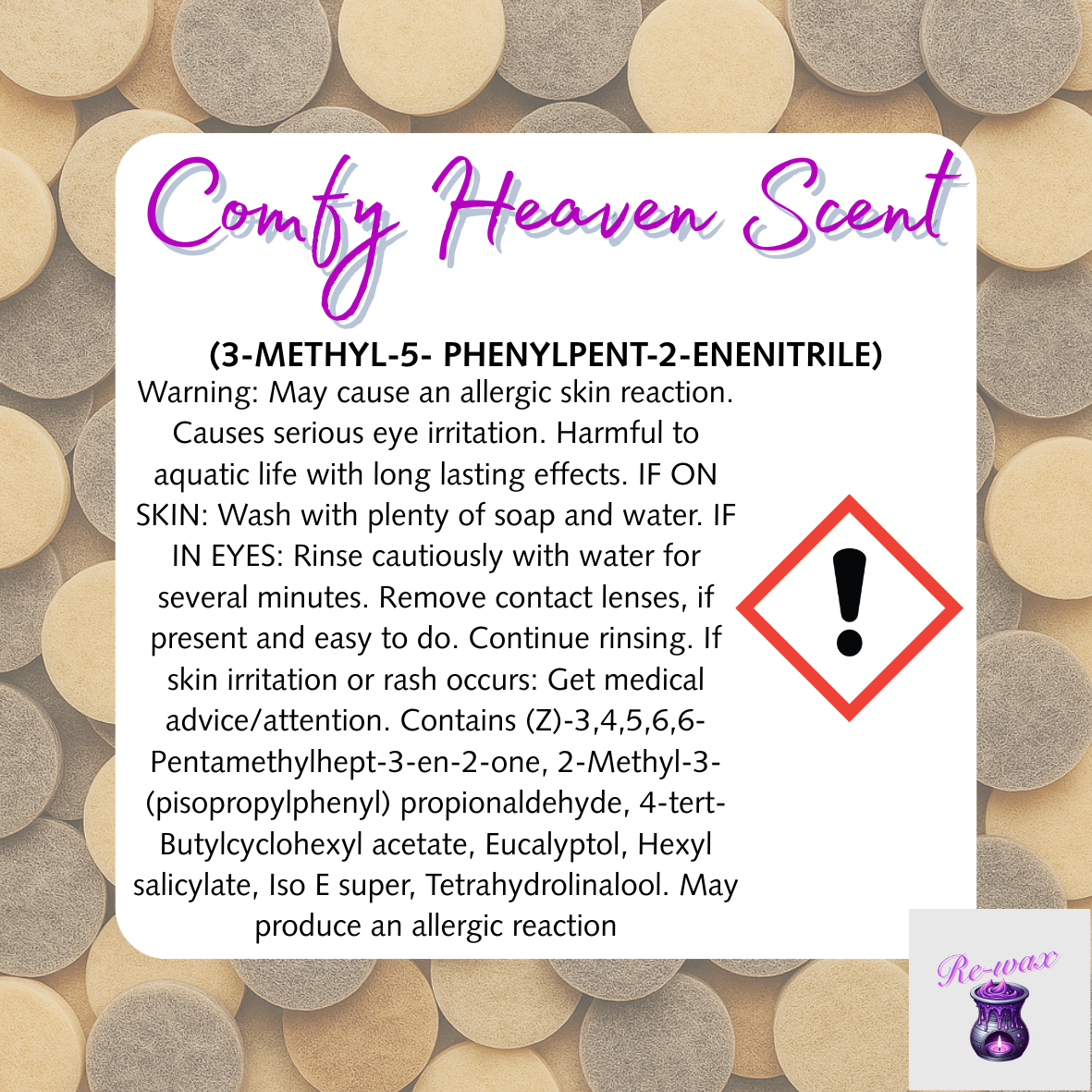 Comfy Heaven Scent Vacuum Disks