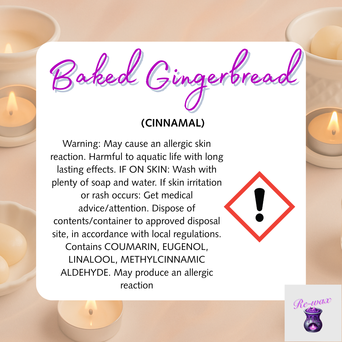 Baked Gingerbread Christmas Snapbar