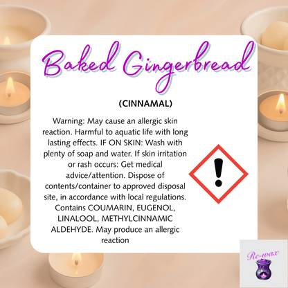 Baked Gingerbread Christmas Snapbar