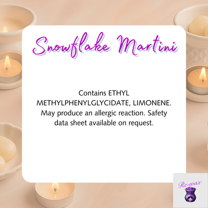 Snowflake Martini Christmas Snapbar